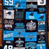 Panthers Quilt Blanket Pt27  Quilt